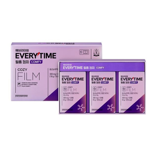 Extract Everytime Film Comfy 300mg*60 Korean Red Ginseng  - JungKwanJang