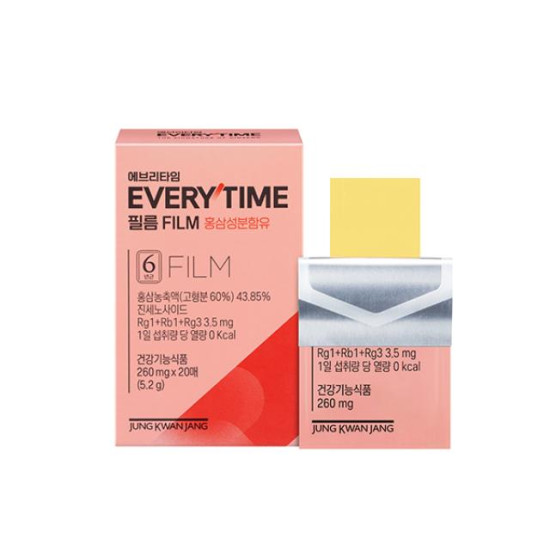 Extract Everytime Film 260mg*20 Korean Red Ginseng  - JungKwanJang