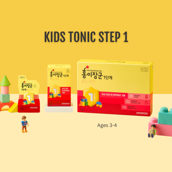 Kids Tonic Step 1(Ages 3-4) Korean Red Ginseng