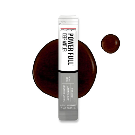 Power Full - Deer Antler Velvet With Korean Red Ginseng Liquid Stick